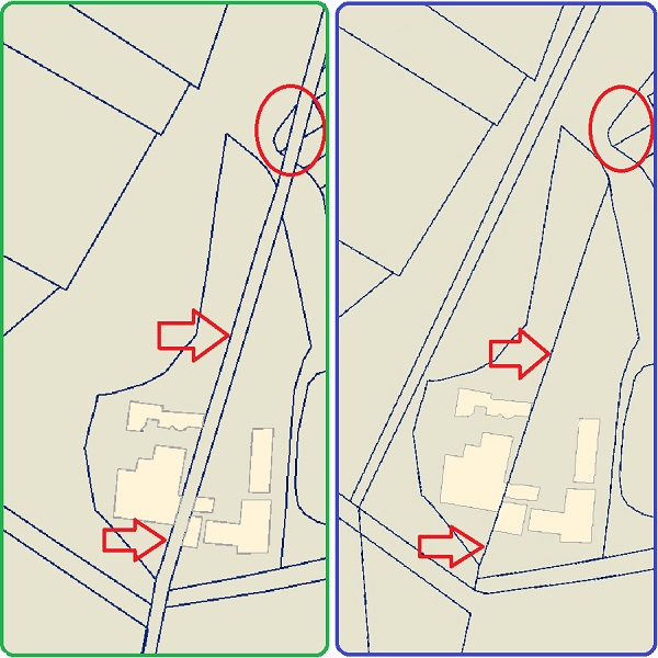 Istanza di modifica di confini catastali con l'aiuto della aerofotogrammetria